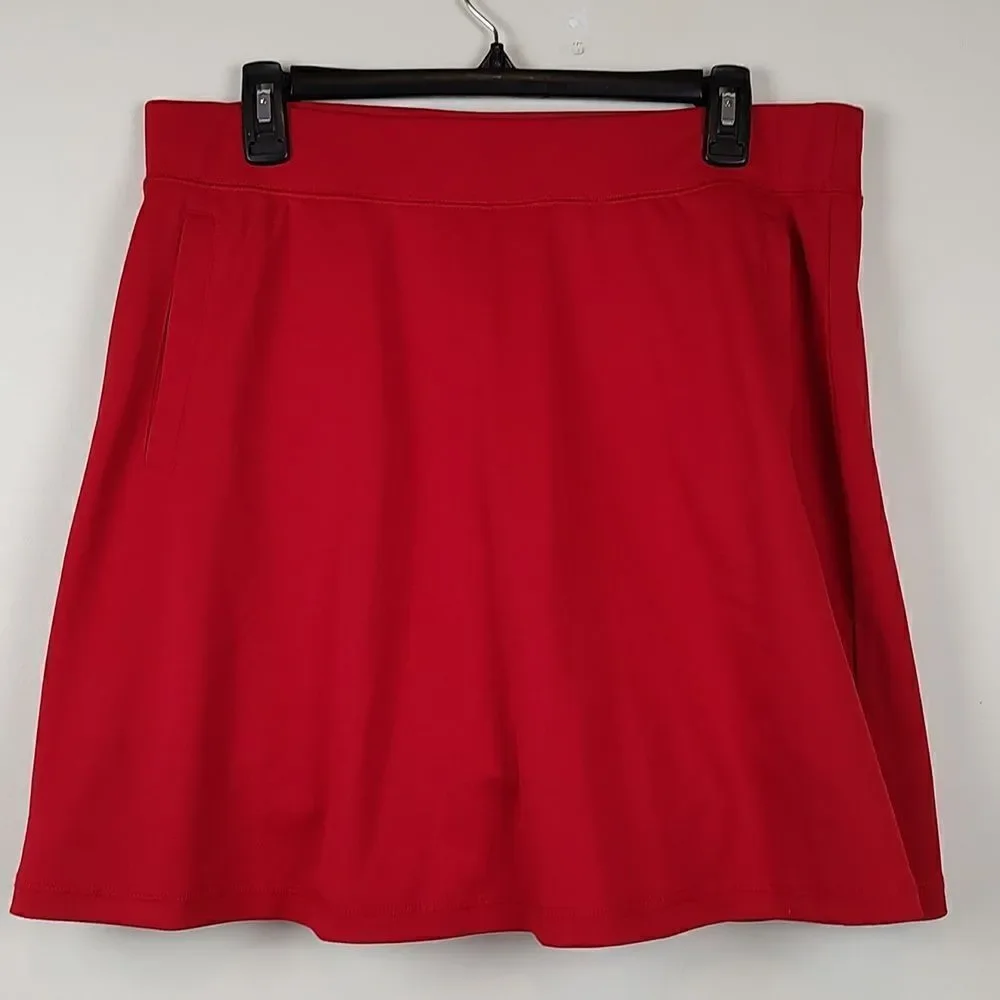 T by Talbot's Red Flouncy Skort Size 1XP Tennis Prep